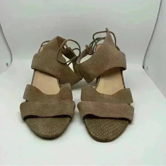 FRANCO SARTO Womens Gem Taupe Suede Heeled Dress Sandals
Size: - Picture 2 of 12